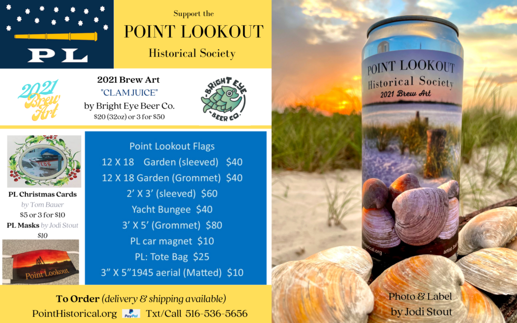 Point Lookout Historical Society merchandise, cover art by Jodi Stout